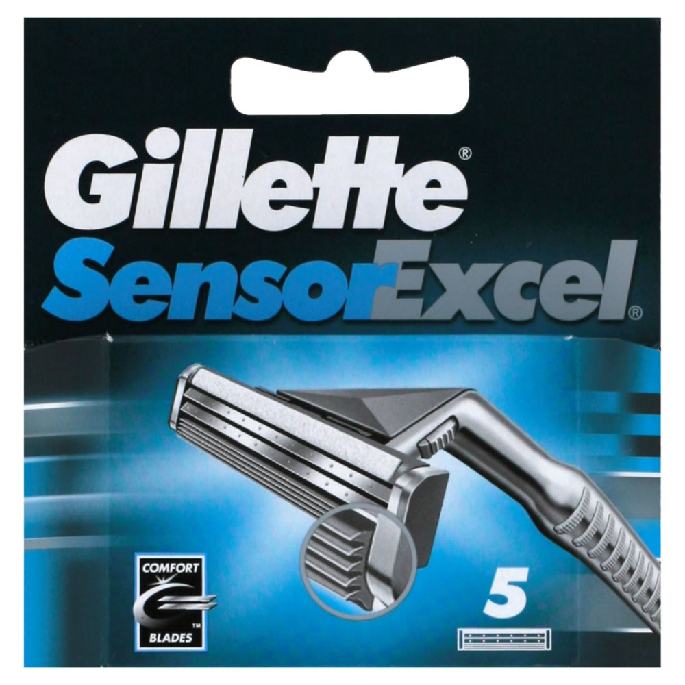 Gillette Sensor Excel skutimosi peiliukai